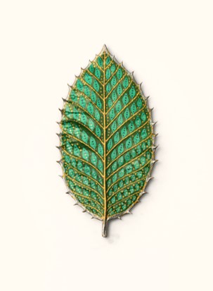 Leaf Painting - Verdant Intricacy