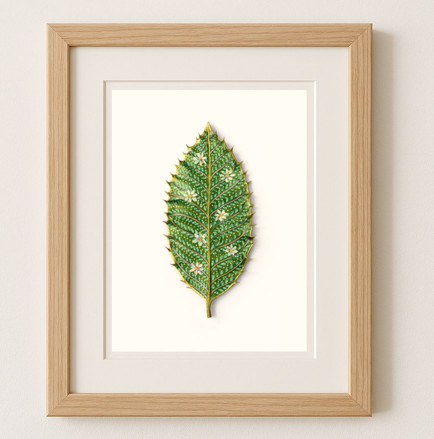 Leaf Painting - Floral Accents