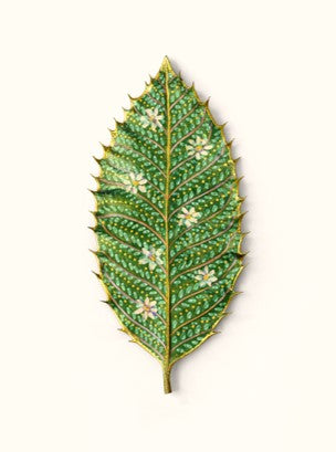 Leaf Painting - Floral Accents