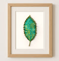 Leaf Painting - Golden Filigree