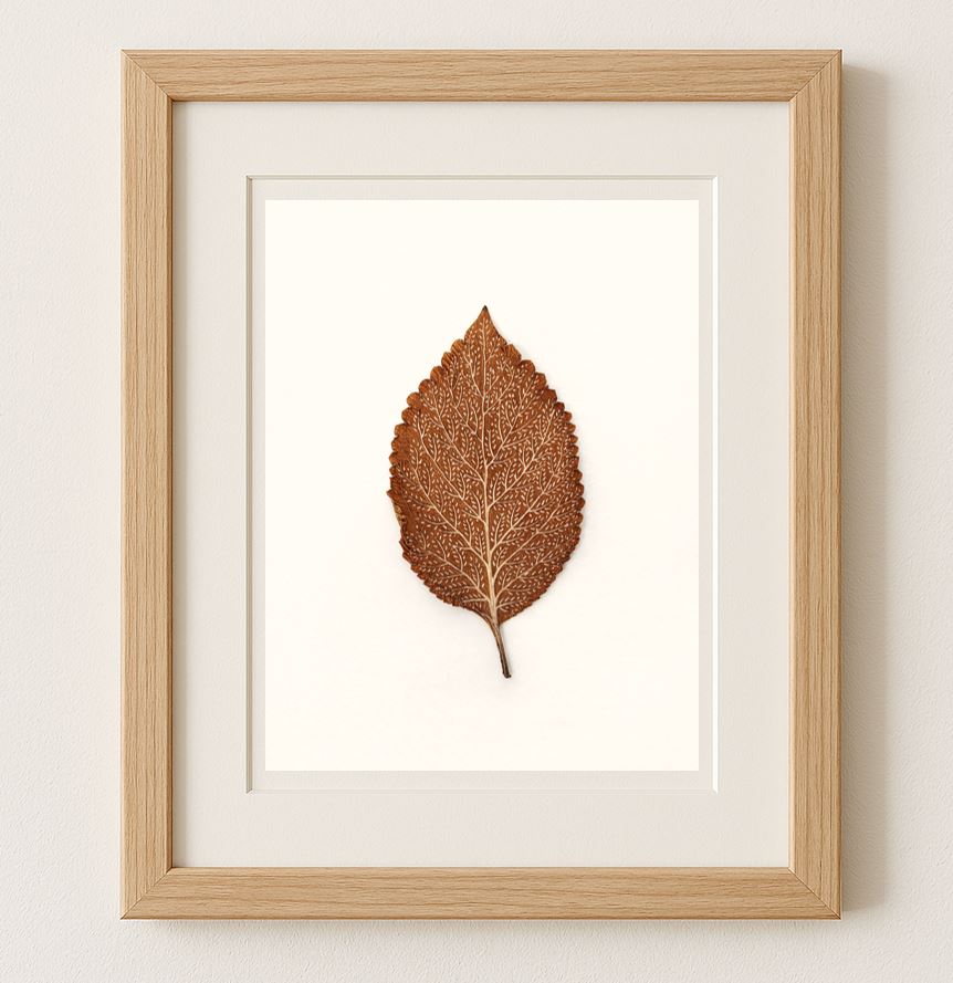 Leaf Painting - Natural Veins