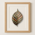 Tribal Mosaic Dry Leaf Art | Handcrafted Nature-Inspired Wall Décor