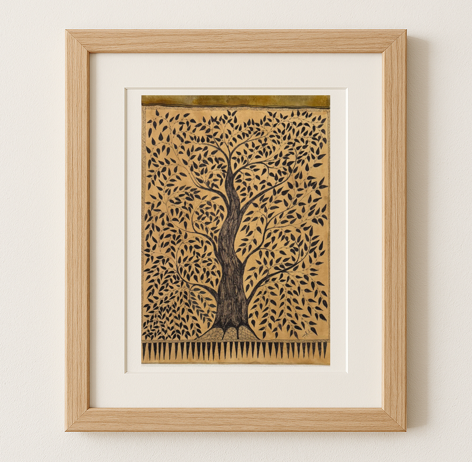 Tree of Life - Original Pen on Paper Painting