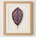 Maple Leaf Art - Purple Daisies
